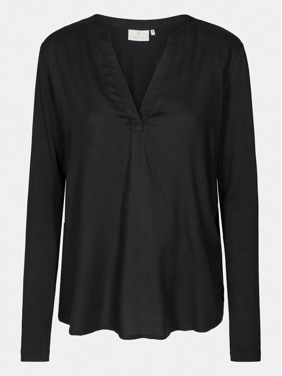 Kaffe Kaffe Bluse Calina 10503789 Schwarz Regular Fit