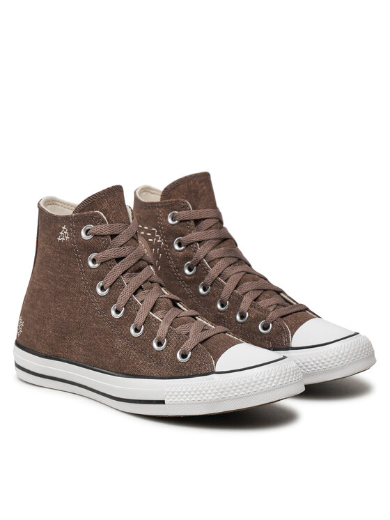 Converse Sneakers aus Stoff Chuck Taylor All Star Boro Stitch A08576C Braun Modivo