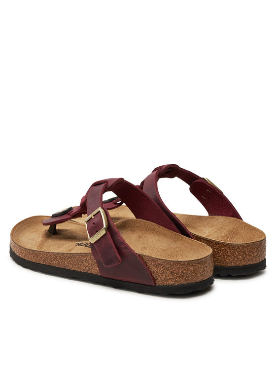 Birkenstock Birkenstock Infradito Gizeh Braided 1027930 Bordeaux