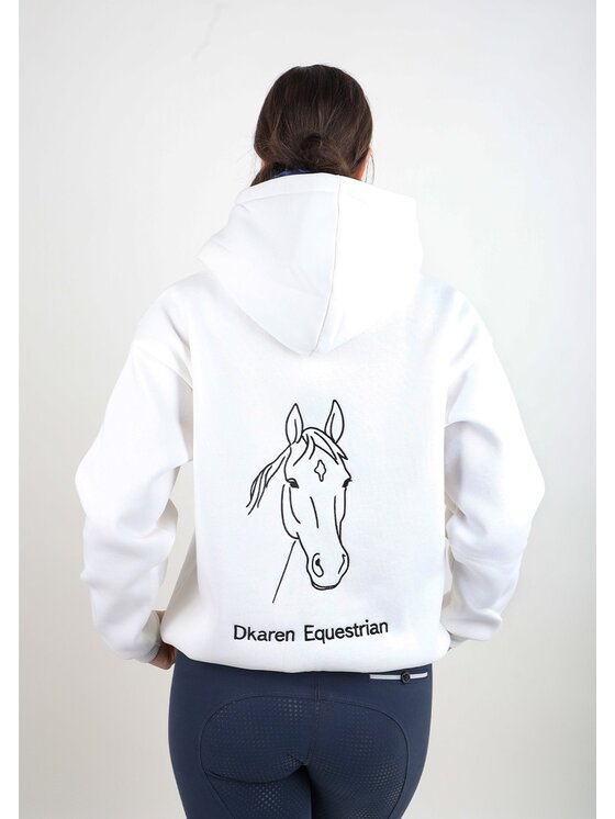 DKaren Sport DKaren Sport Bluza EQ001 Écru Classic Fit