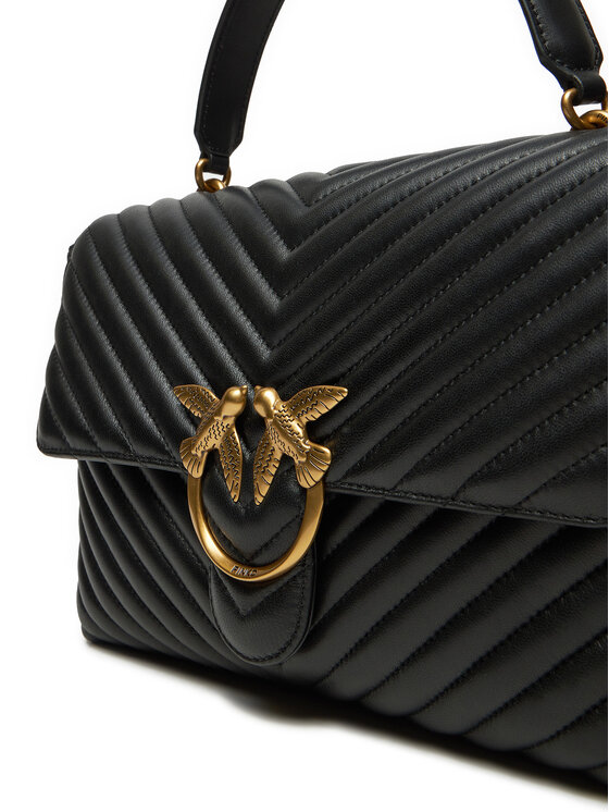 PINKO Pinko Дамска чанта Love Lady Puff Big Cl PE 23 PLTT 100042 A0GK Черен