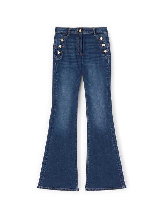 Motivi Motivi Jeansy P487Q304723N034 Niebieski Flare Fit