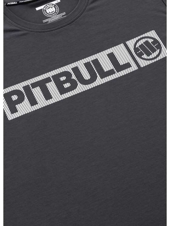 PITBULL PITBULL Koszulka techniczna Casual Sport HILLTOP Szary Regular Fit