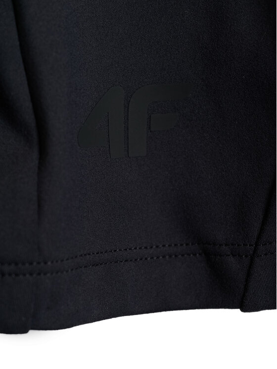4F 4F Bluza techniczna BASIC+ Czarny Slim Fit
