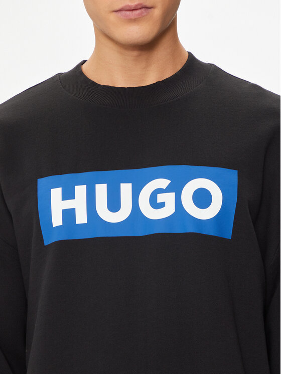 HUGO Hugo Bluză Niero 50522375 Negru Regular Fit