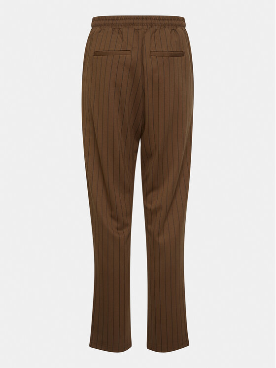 Fransa Fransa Штани з тканини 20610972 Коричневий Regular Fit