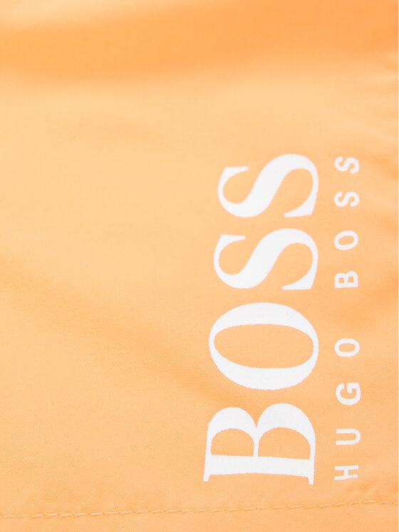 Boss Boss Plavecké šortky J04368 M Oranžová Regular Fit