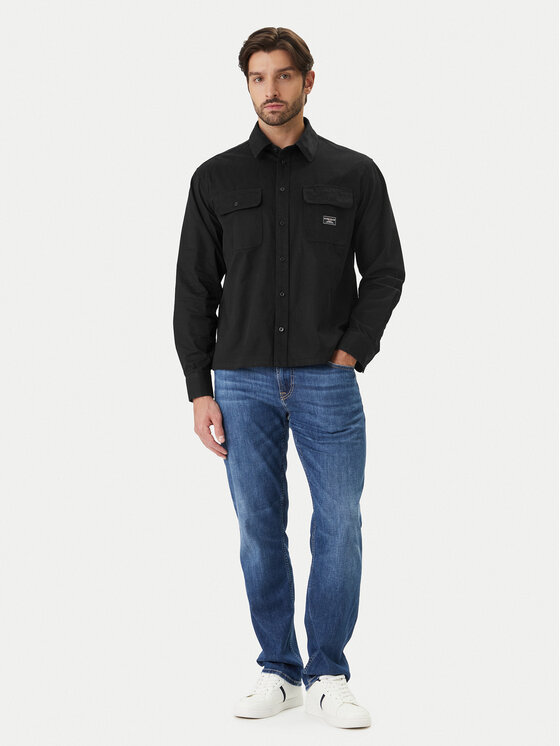 Guess Jeans Guess Jeans Camicia M6RH60 WJ921 Nero Boxy Fit