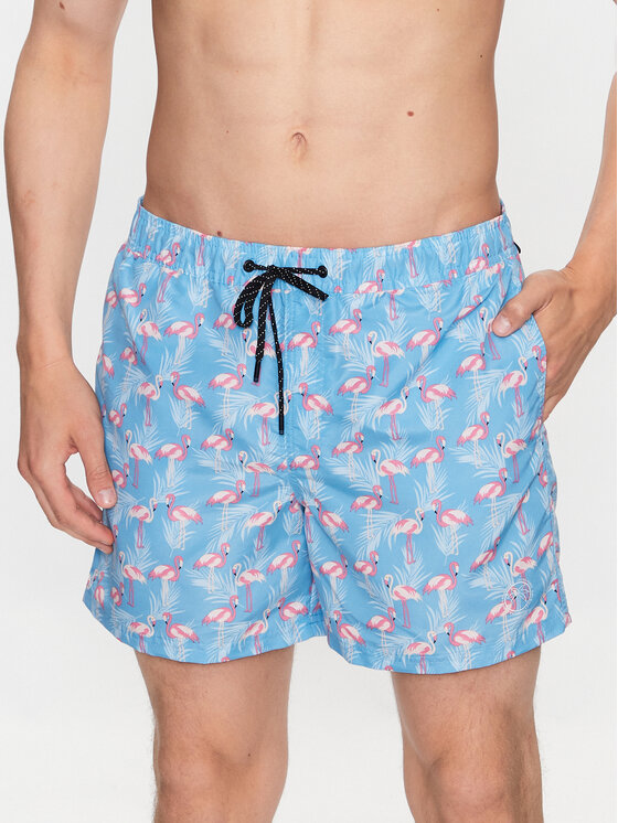 Jack&Jones Kopalne hlače 12227247 Modra Regular Fit