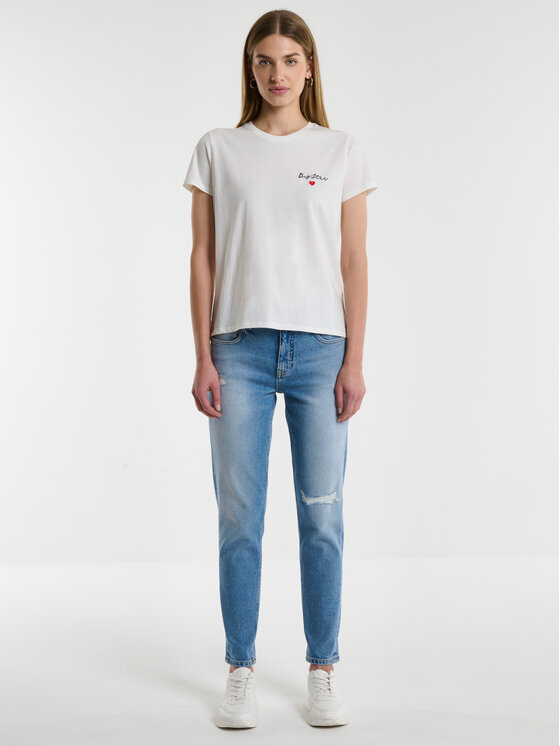 BIG STAR BIG STAR Jeansy MAGGIE Niebieski Tapered Fit