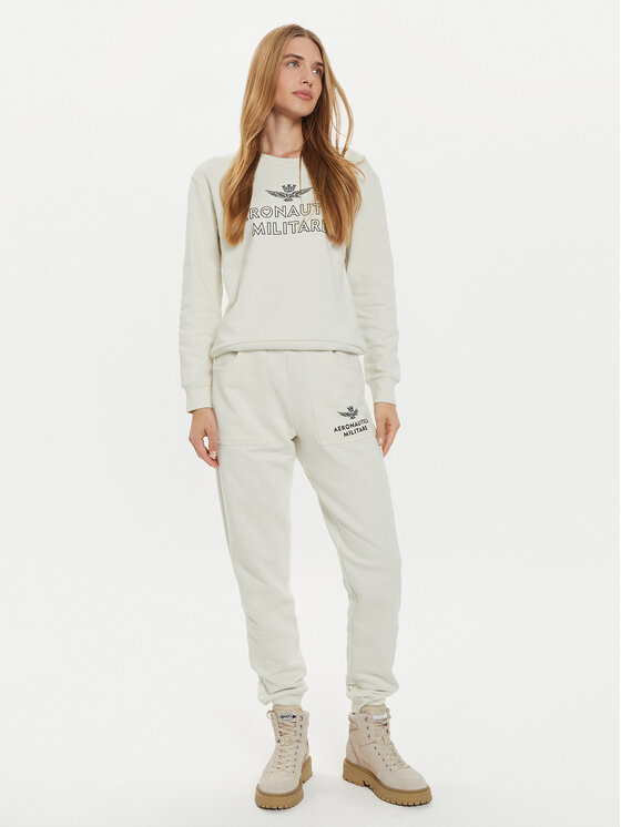 Aeronautica Militare Aeronautica Militare Μπλούζα 242FE1971DF567 Εκρού Regular Fit