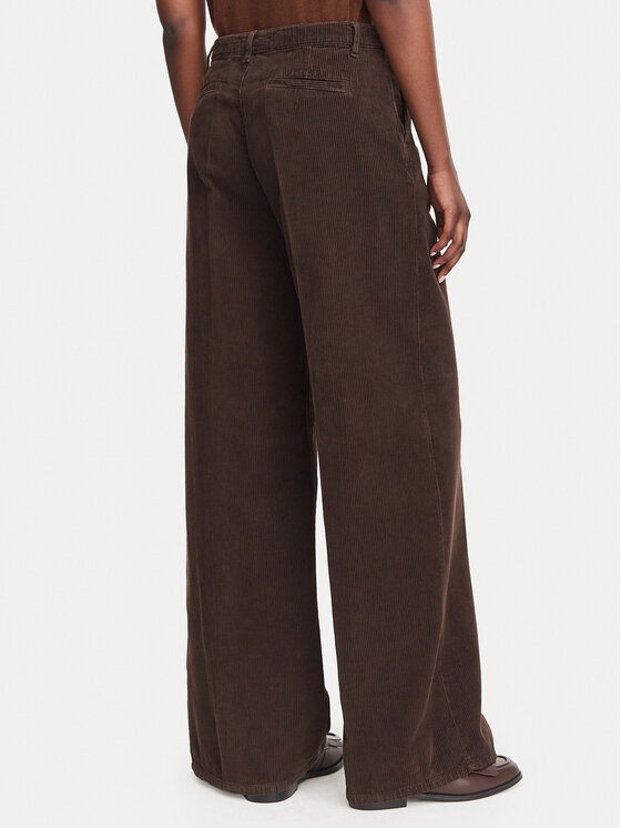 Luisa Spagnoli Luisa Spagnoli Pantaloni di tessuto Orlato A 543795 Marrone Regular Fit