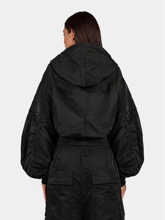 MADE BY SOCIETY MADE BY SOCIETY Kurtka anorak BLOOM - J27801 Czarny Basic Fit