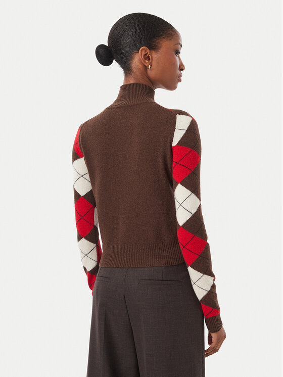 Marella Marella Rollkragenpullover Zucca 2623366212 Rot Regular Fit