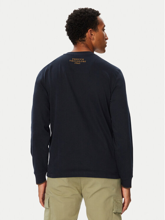 Aeronautica Militare Aeronautica Militare Longsleeve 262TS2573UJ00703 Blu scuro Regular Fit