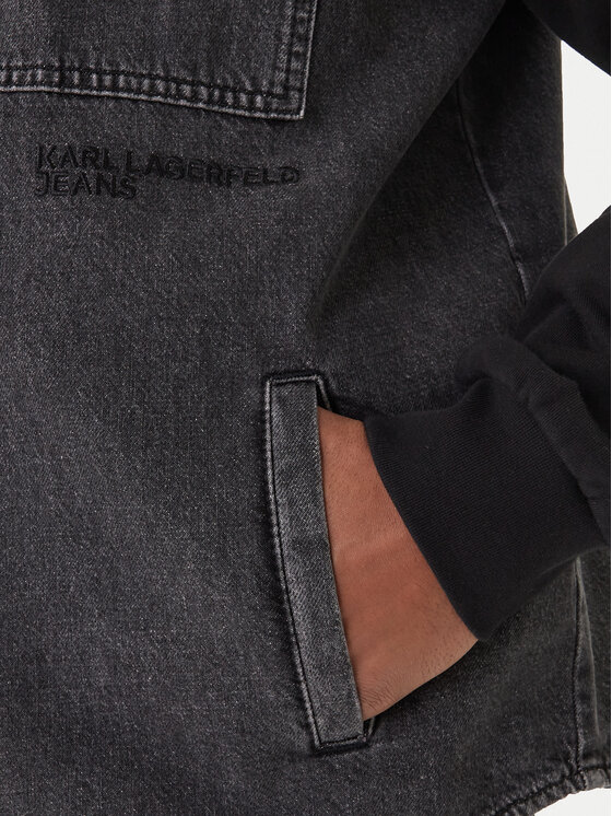 Karl Lagerfeld Jeans Karl Lagerfeld Jeans Giacca di jeans B1M14044 Grigio Regular Fit