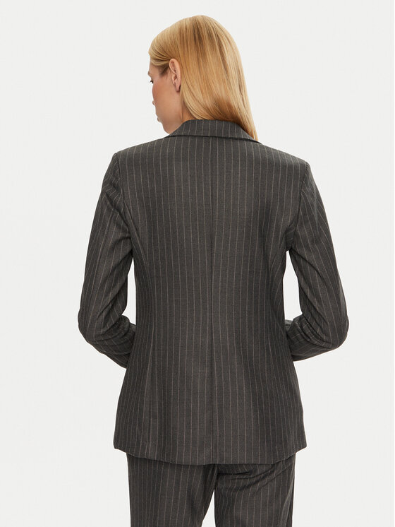 Maryley Maryley Піджак 24IB187/M11 Сірий Regular Fit