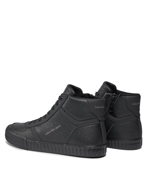 Calvin Klein Jeans Calvin Klein Jeans Tenisice Skater Vulc Mid Lth YM0YM00809 Crna