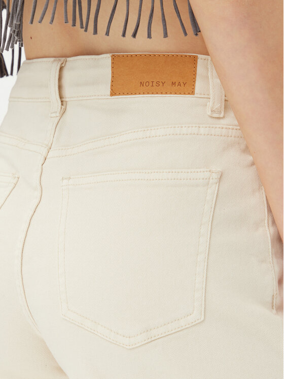 Noisy May Noisy May Pantaloni scurți de blugi Moni 27029546 Bej Slim Fit