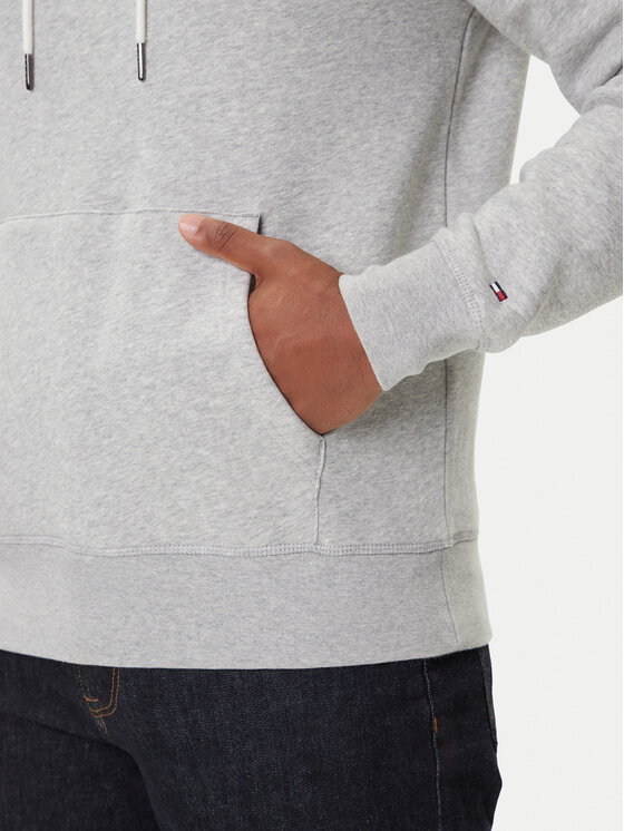 Tommy Hilfiger Tommy Hilfiger Bluză Core Logo MW0MW10752 Gri Regular Fit