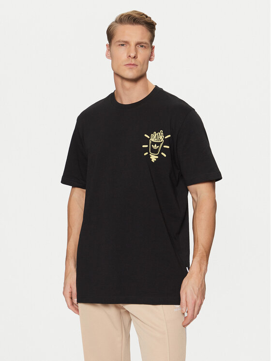 Tシャツ adidas T-Shirt Street B JP2672 Czarny Loose Fit | Modivo.pl