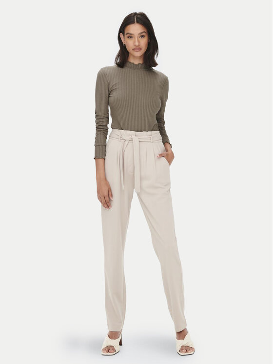 JDY JDY Majica Fransiska 15228065 Smeđa Slim Fit