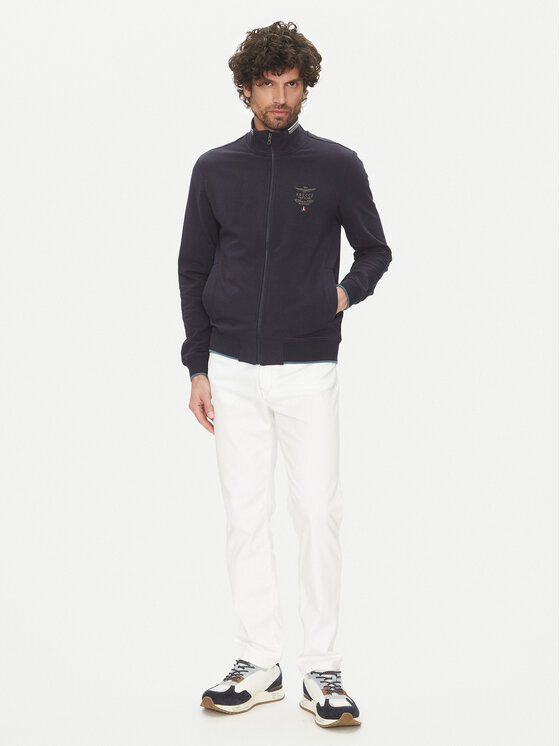 Aeronautica Militare Aeronautica Militare Pulóver 251FE1756F459 Sötétkék Regular Fit