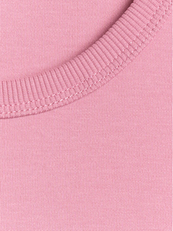 4F 4F T-Shirt BASIC+ Różowy jasny Slim Fit