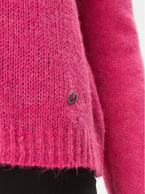 Please Please Strickjacke M49778487 Rosa Regular Fit