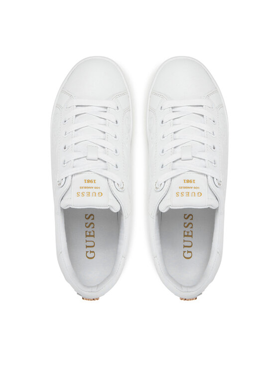 Guess Guess Sneakersy FLJRON FAL12 Biela