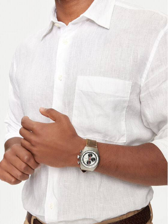 Timex Timex Часовник Legacy TW2W50100 Сребрист