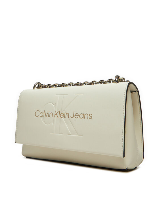 Calvin Klein Jeans Calvin Klein Jeans Ročna torba K60K612221 Kremna
