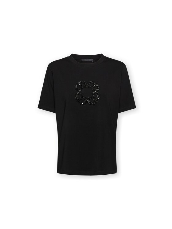 Elena Mirò Elena Mirò T-shirt G043Z000693N033 Nero Regular Fit