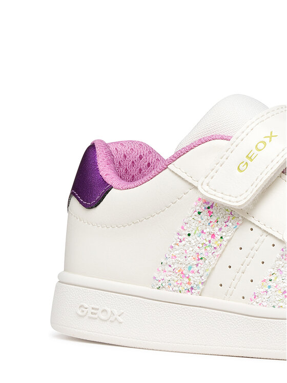 Geox Geox Sneakersy J Eclyper Girl J45LRA 054EW C0653 M Bílá
