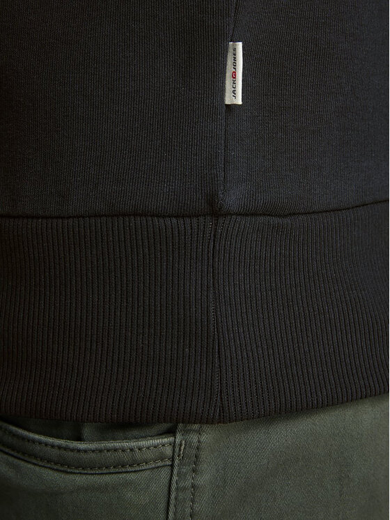 Jack&Jones Jack&Jones Džemperis Corp Old Logo 12137054 Juoda Regular Fit