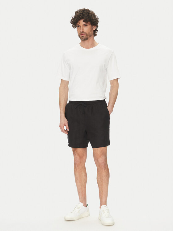 BOSS BOSS Szorty materiałowe 50540134 Czarny Regular Fit