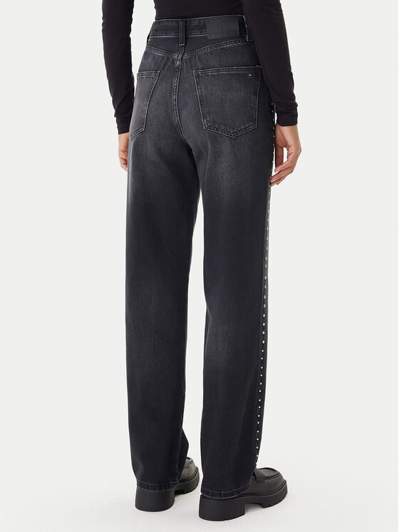 Tommy Jeans Tommy Jeans Jeansy Layla DW0DW21515 Czarny Straight Fit