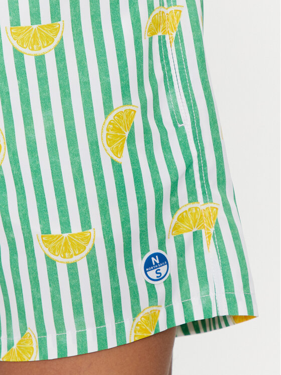 North Sails North Sails Plavecké šortky 673720 Zelená Regular Fit