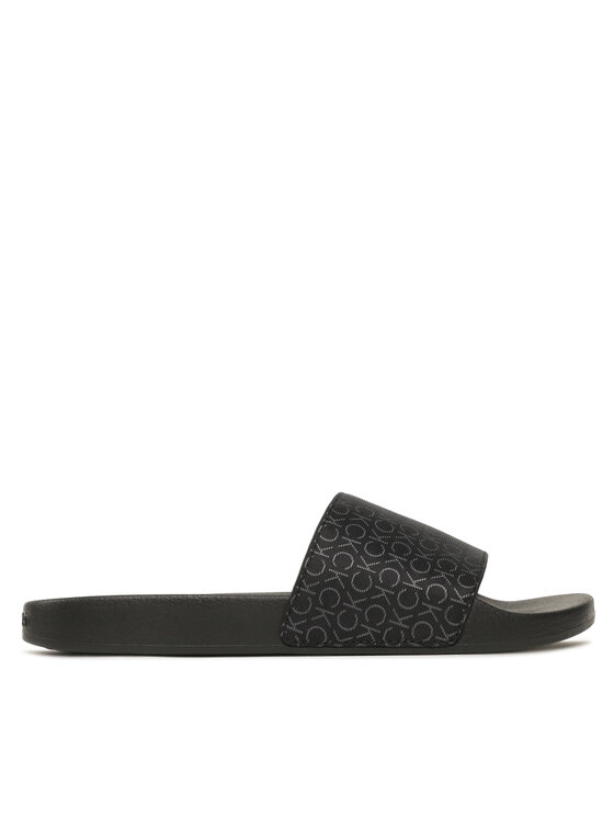 Calvin Klein Calvin Klein Šlepetės Pool Slide Mono HM0HM00963 Juoda