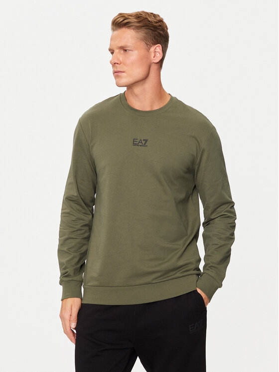EA7 Emporio Armani EA7 Emporio Armani Felpa 8NPM30 PJVRZ 1846 Verde Regular Fit