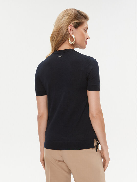 BOSS Boss Пуловер Falyssiasi 50492857 Тъмносин Regular Fit