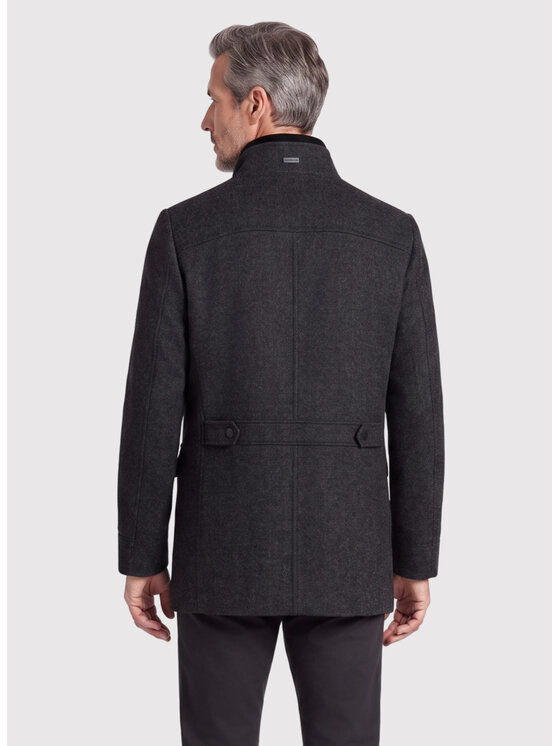 Pako Lorente Pako Lorente Płaszcz zimowy P26WF-7X-020 Szary Straight Fit