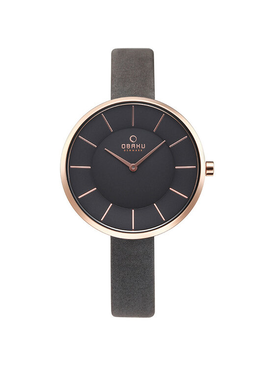 Obaku Obaku Zegarek V185LXVJRJ Szary