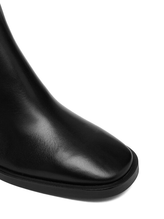 Calvin Klein Calvin Klein Botine Block Heel Boot W/ Metal Logo HW0HW02591 Negru