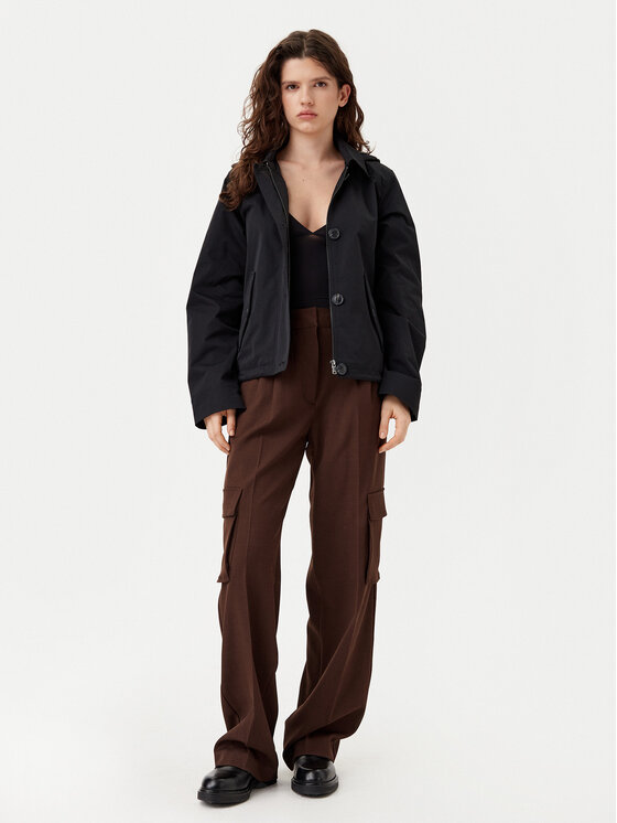 ONLY ONLY Kevad-sügis jope Norma 15342077 Must Regular Fit