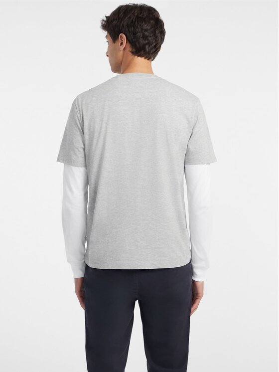 Guess Jeans Guess Jeans T-Shirt 165529 Szary Classic Fit