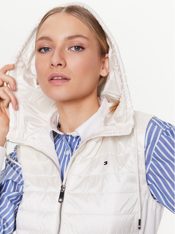 Tommy Hilfiger Tommy Hilfiger Smanicato WW0WW38071 Écru Regular Fit