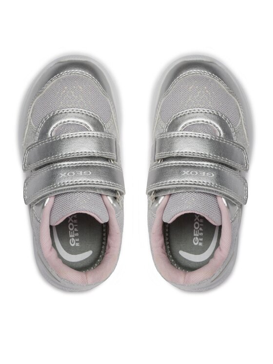 Geox Geox Sneakersy B Sprintye Girl B454TC 0GNAJ C1007 M Strieborná