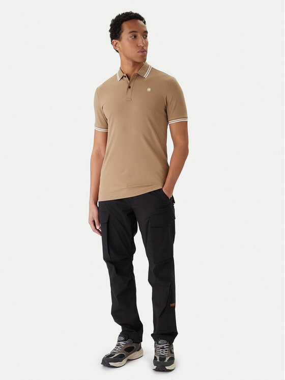 G-Star Raw G-Star Raw Pólóing Dunda D17127-5864 Barna Slim Fit