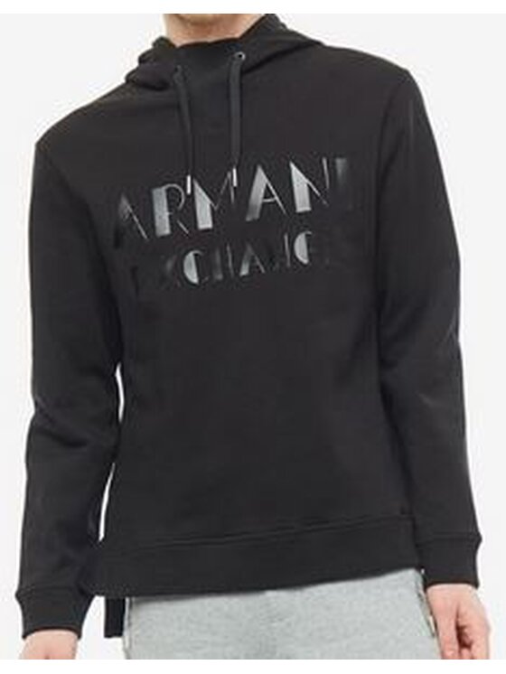 Armani Exchange Armani Exchange Mikina 6GZMBP ZJ1PZ 1200 Černá Regular Fit